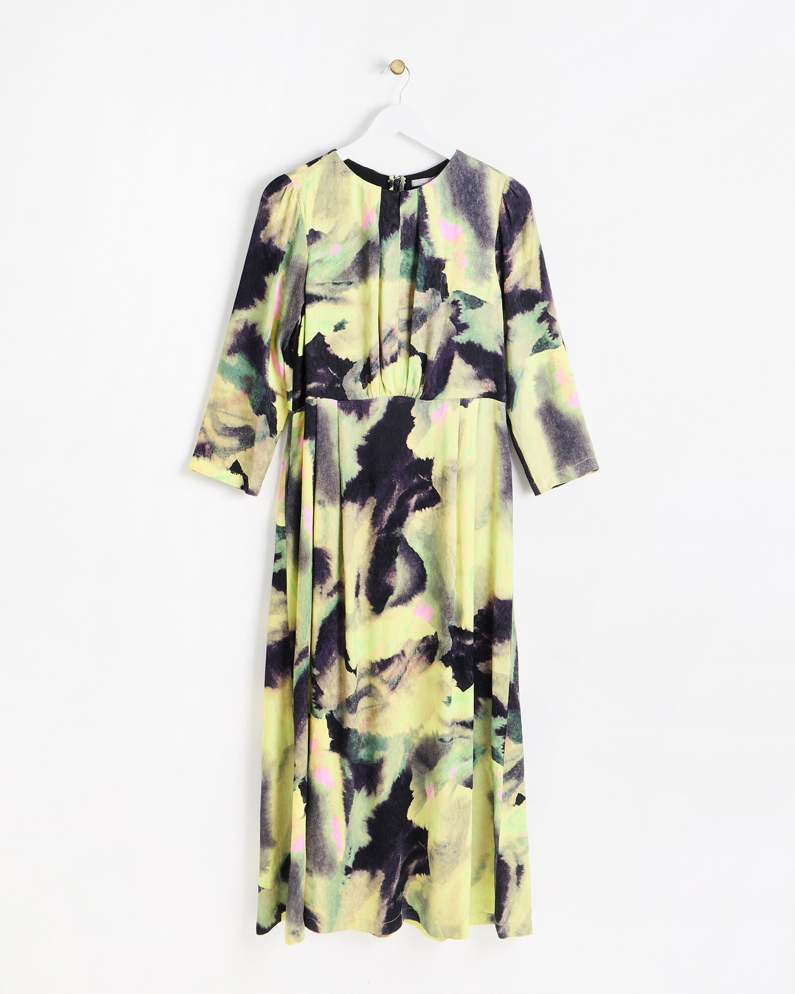 pastel green short dress high neck women color:green main image 0
