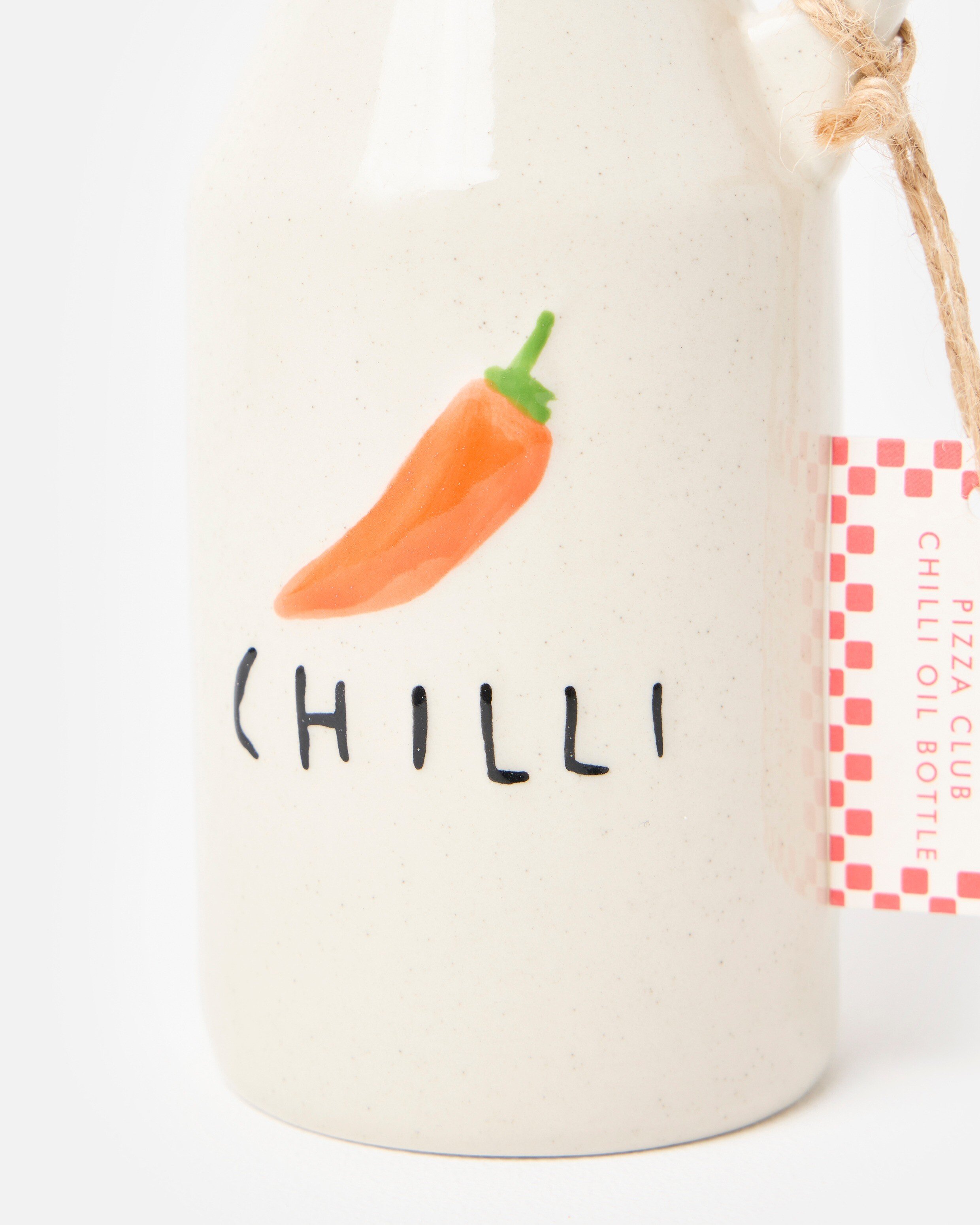 Pizza Club Chilli Oil Bottle | Oliver Bonas