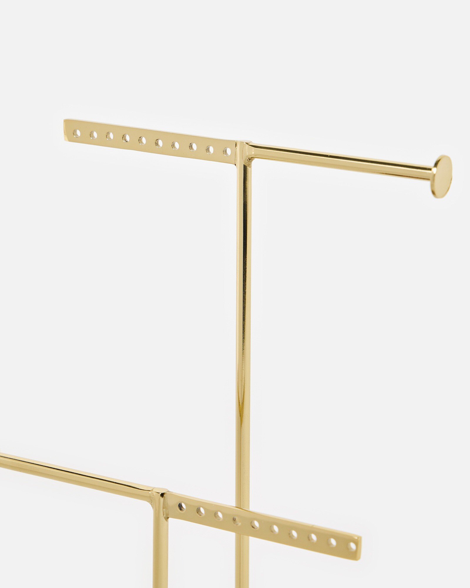 Pink & Brown Resin Stripe Jewellery Stand | Oliver Bonas