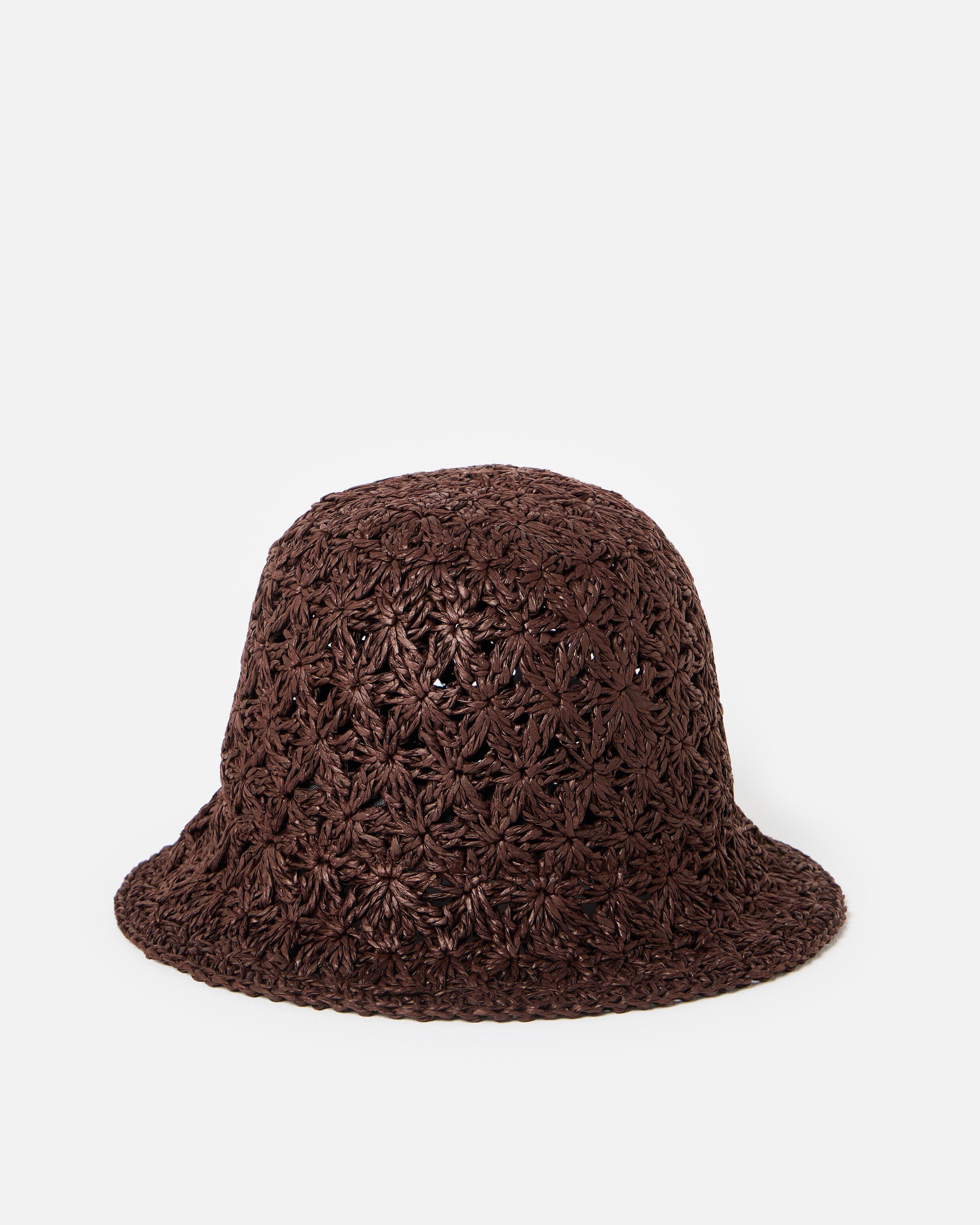 Chocolate Brown Bucket Hat | Oliver Bonas