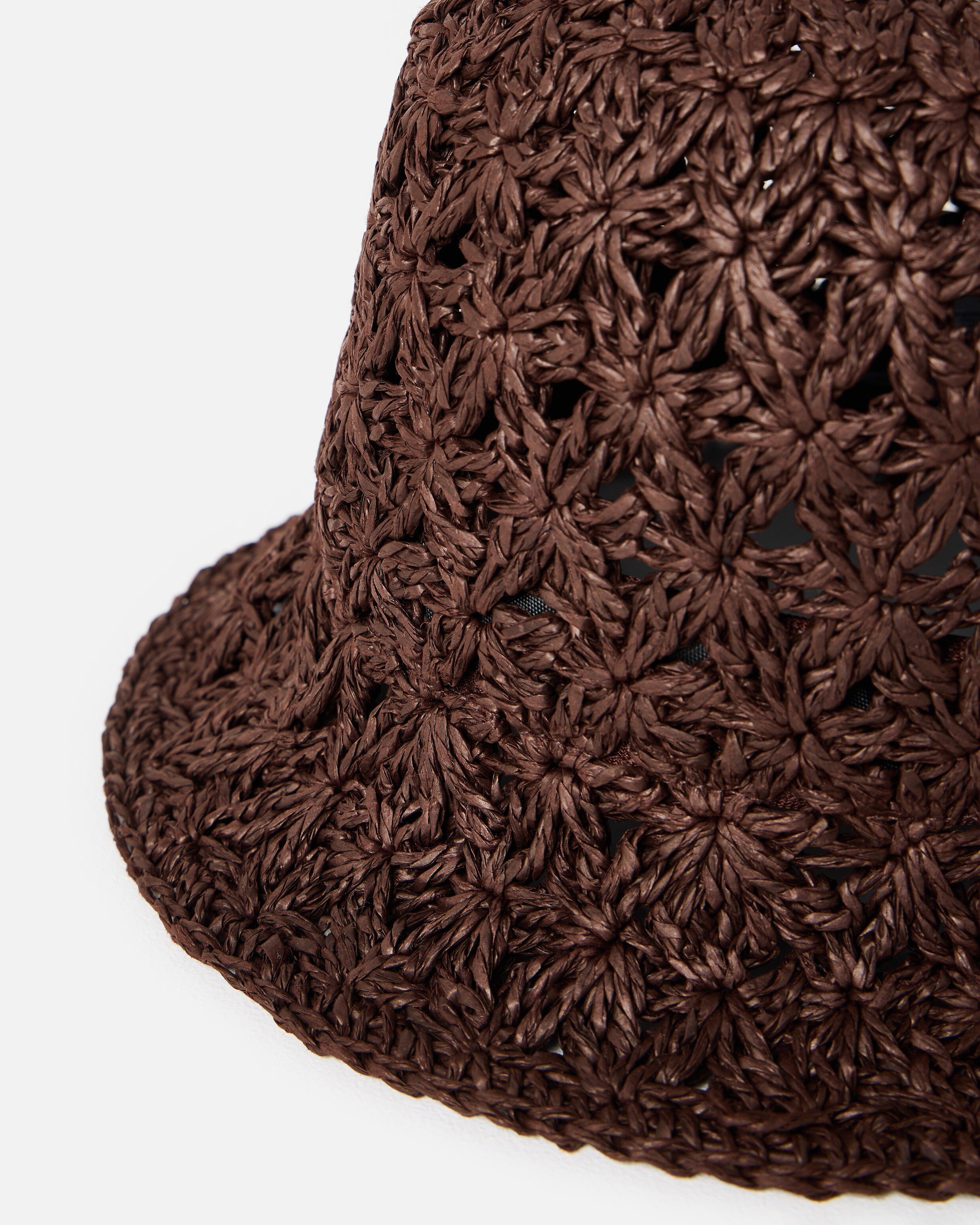 Chocolate Brown Bucket Hat | Oliver Bonas