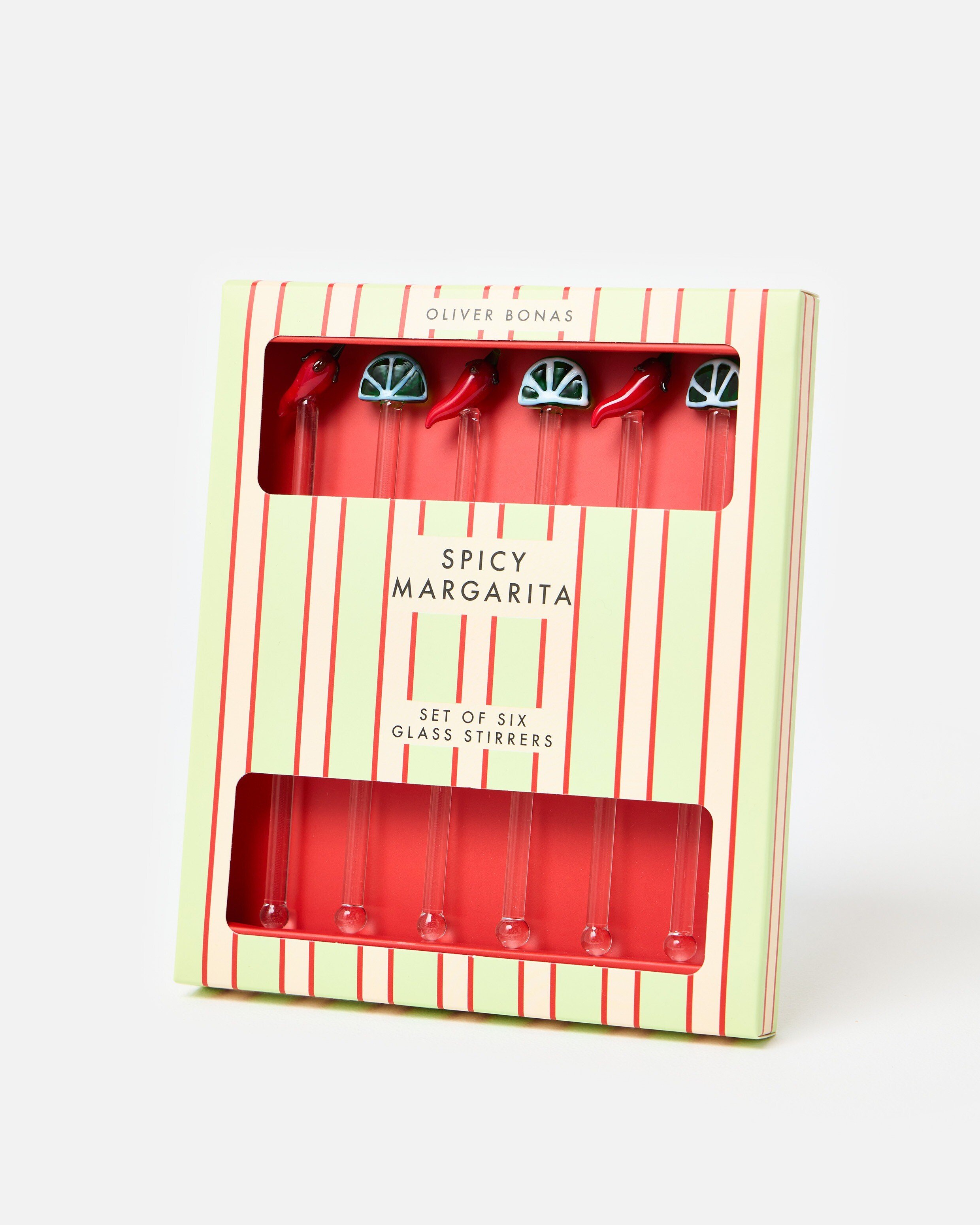 Spicy Margarita Cocktail Stirrers Set of Six | Oliver Bonas