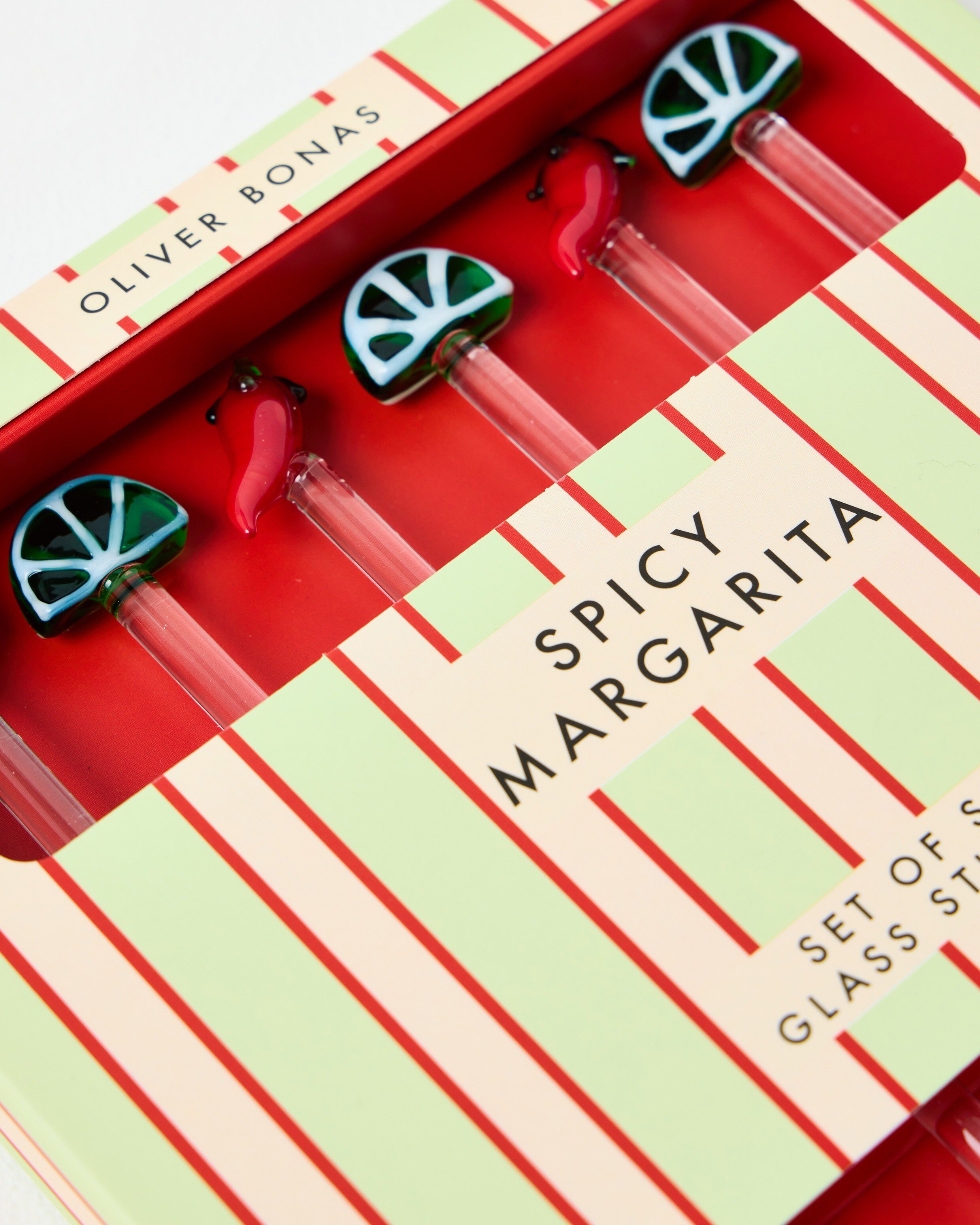 Spicy Margarita Cocktail Stirrers Set of Six | Oliver Bonas