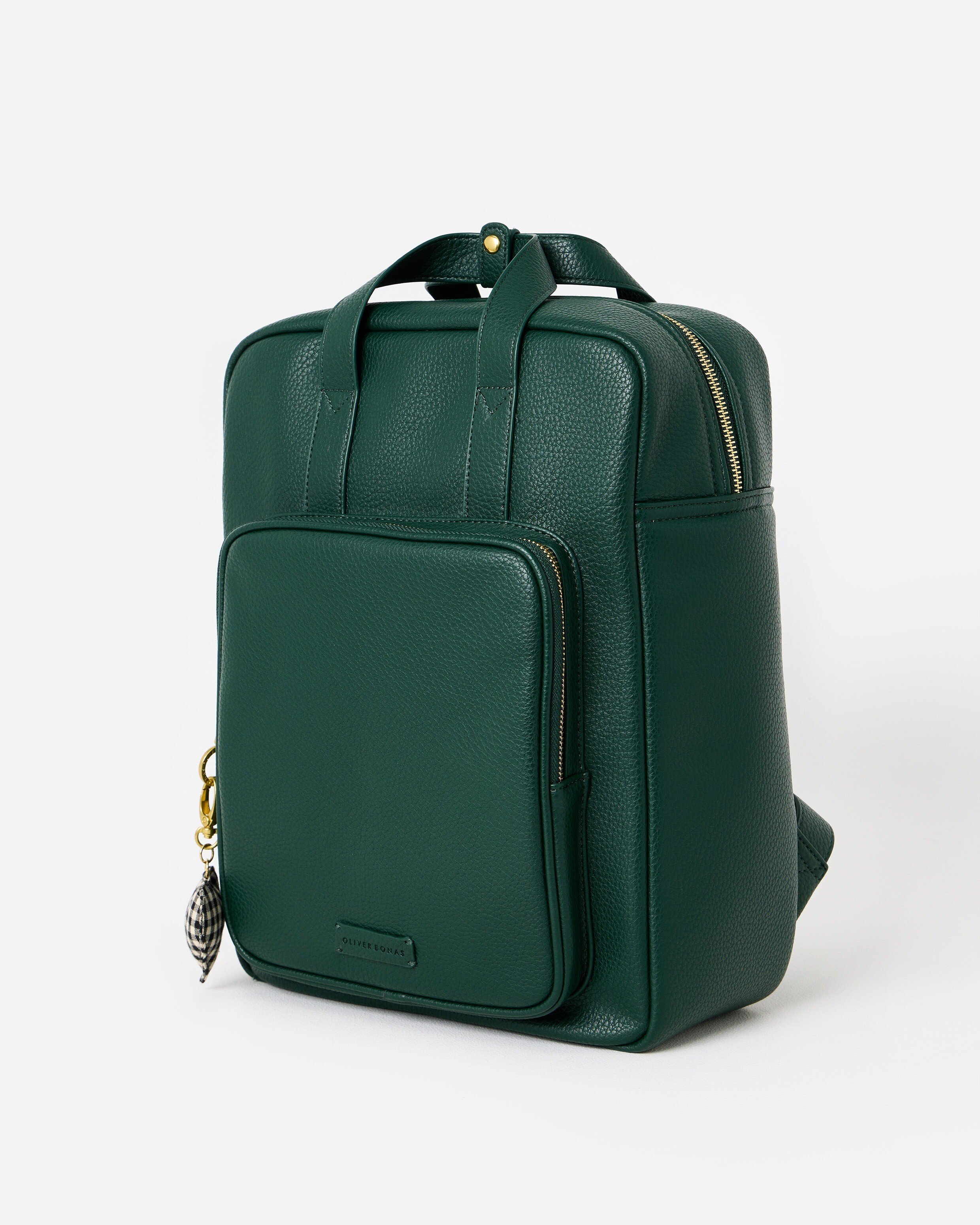 Mami Forest Green Backpack | Oliver Bonas