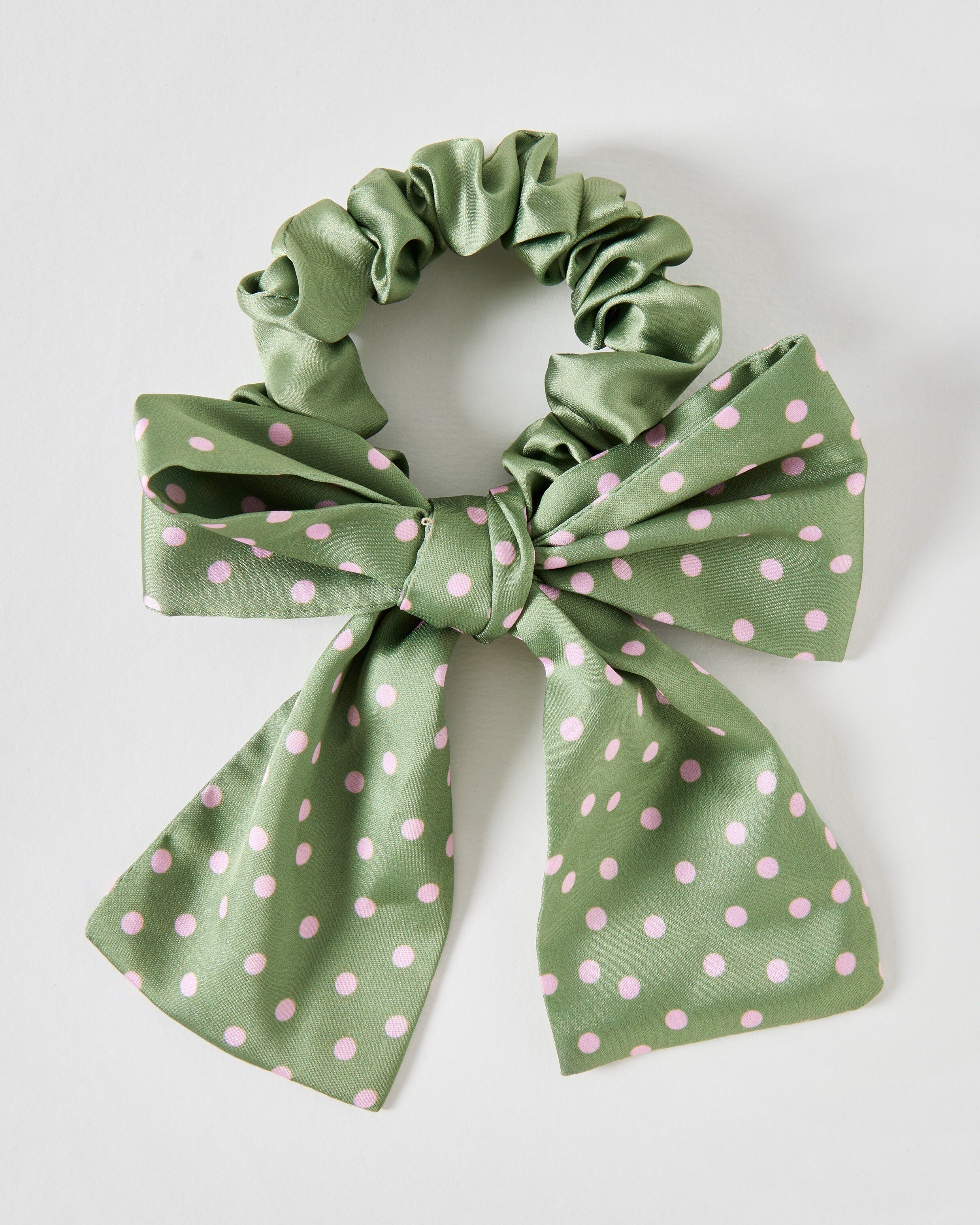 Brigitte Green Resin Flower Hair Clips Set of Two | Oliver Bonas