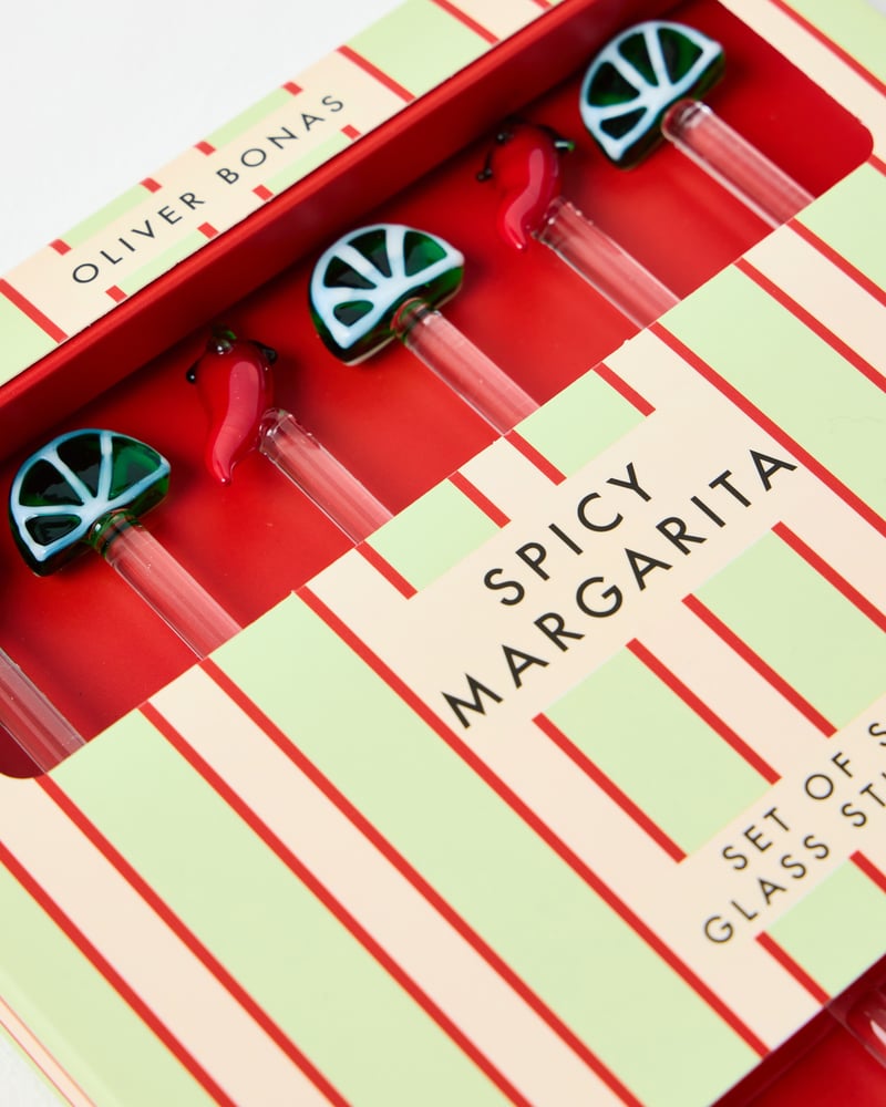 Spicy Margarita Cocktail Stirrers Set of Six | Oliver Bonas