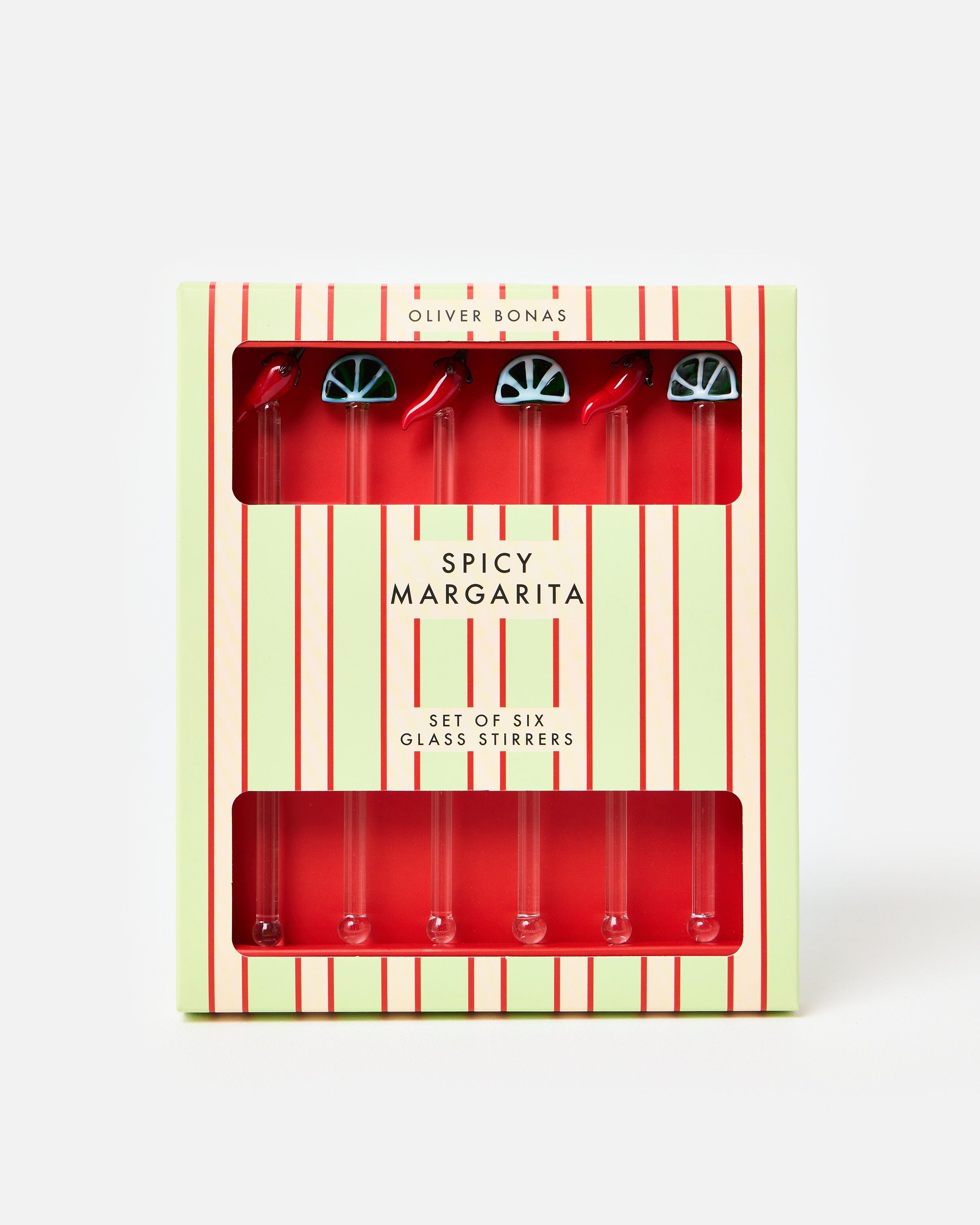 Spicy Margarita Cocktail Stirrers Set of Six | Oliver Bonas
