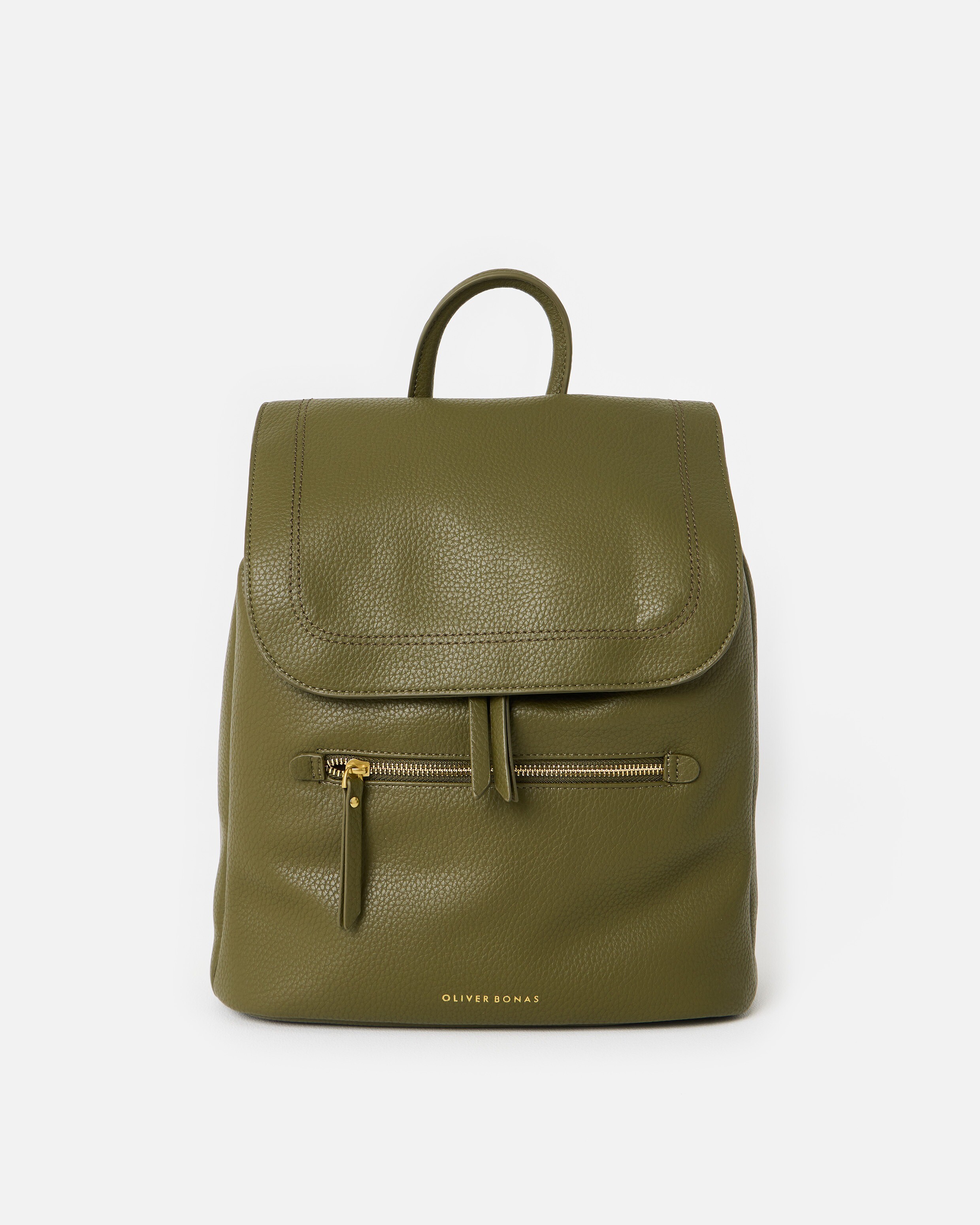Kristie Khaki Green Backpack | Oliver Bonas